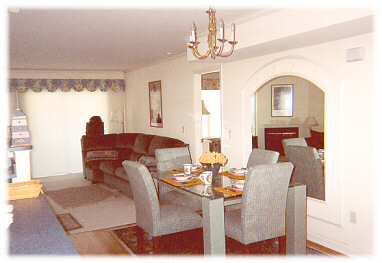 LIVING ROOM AND DINING ROOM