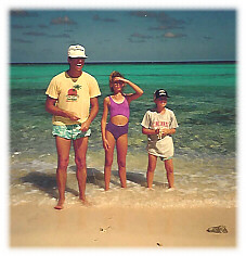 Family on Beach